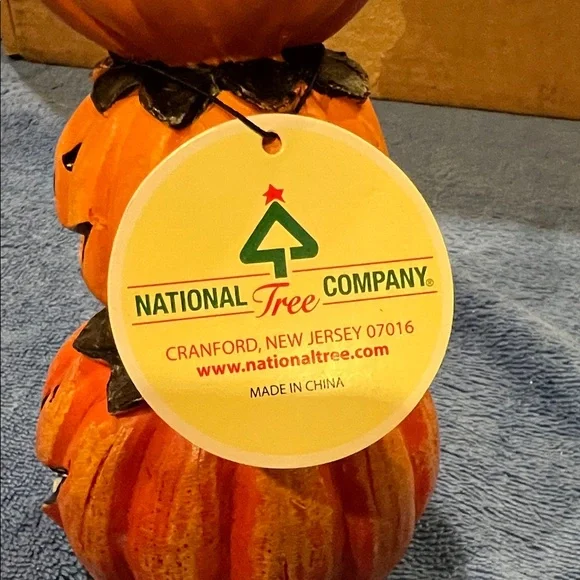 Stacked Pumpkin Halloween Decor - Picture 2 of 8